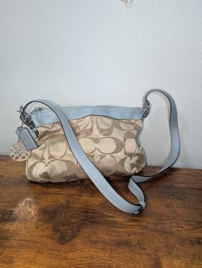 Coach Signature Jacquard Adjustable Crossbody